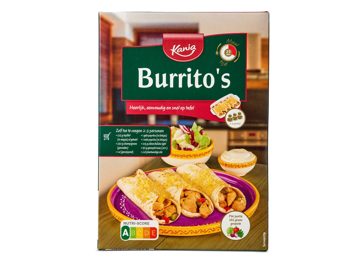 Maaltijdpakket burrito‘s