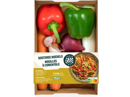 Boîte repas nouilles à l'orientale