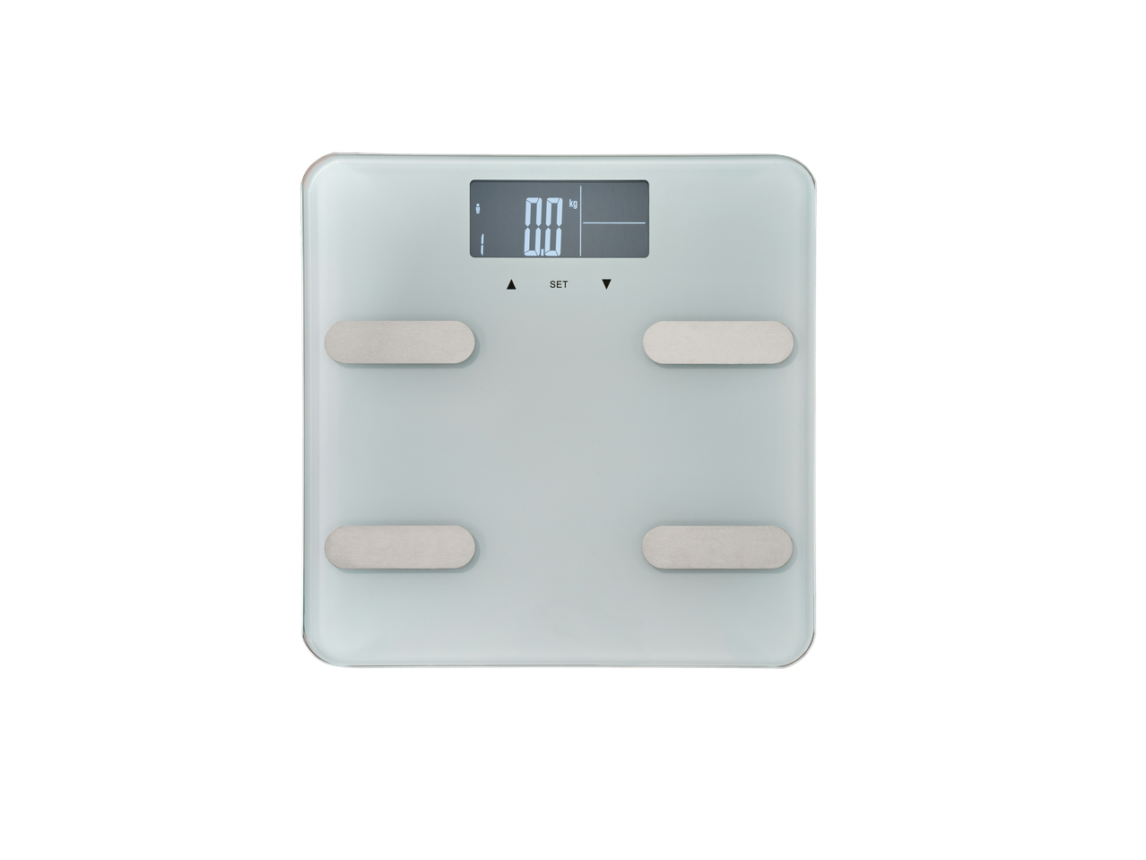 Cien Beauty elektrooniline kaal digitaalse ekraani ja metallanduritega.