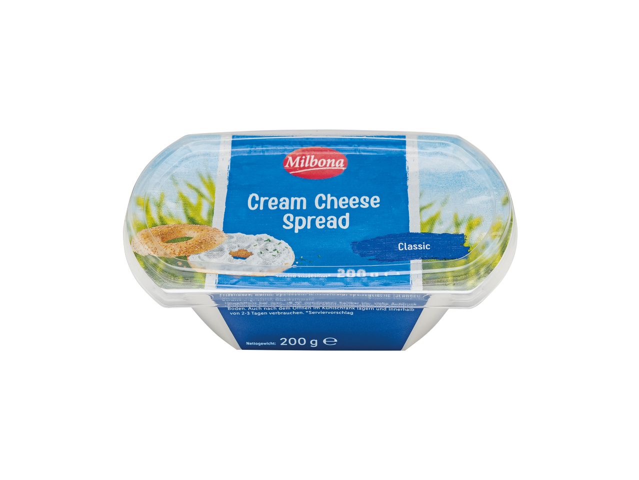 Κλασική κρέμα τυριού Milbona.