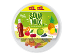 Sweet Corner's XXL Sour Mix fruit en cola gummibeertjes.