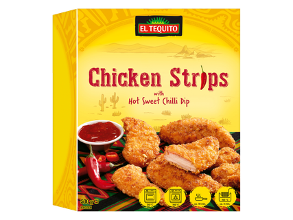 Chicken strips met dip