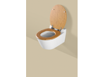 LIVARNO WC daska s otvorenim poklopcem od bambusa