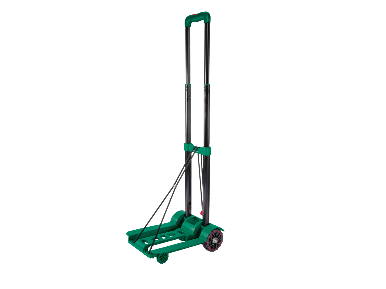 Parkside® Foldable Hand Truck, green and black with red accents
