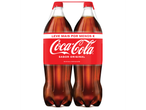 Duas garrafas de Coca-Cola Sabor Original em multipack, com a etiqueta 'Leve mais por menos'.
