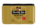 Gouden blikje pilsener bier met een koning die een bierpul vasthoudt, met de tekst 'Zacht Bitter & Fris' en '5,1% VOL'.