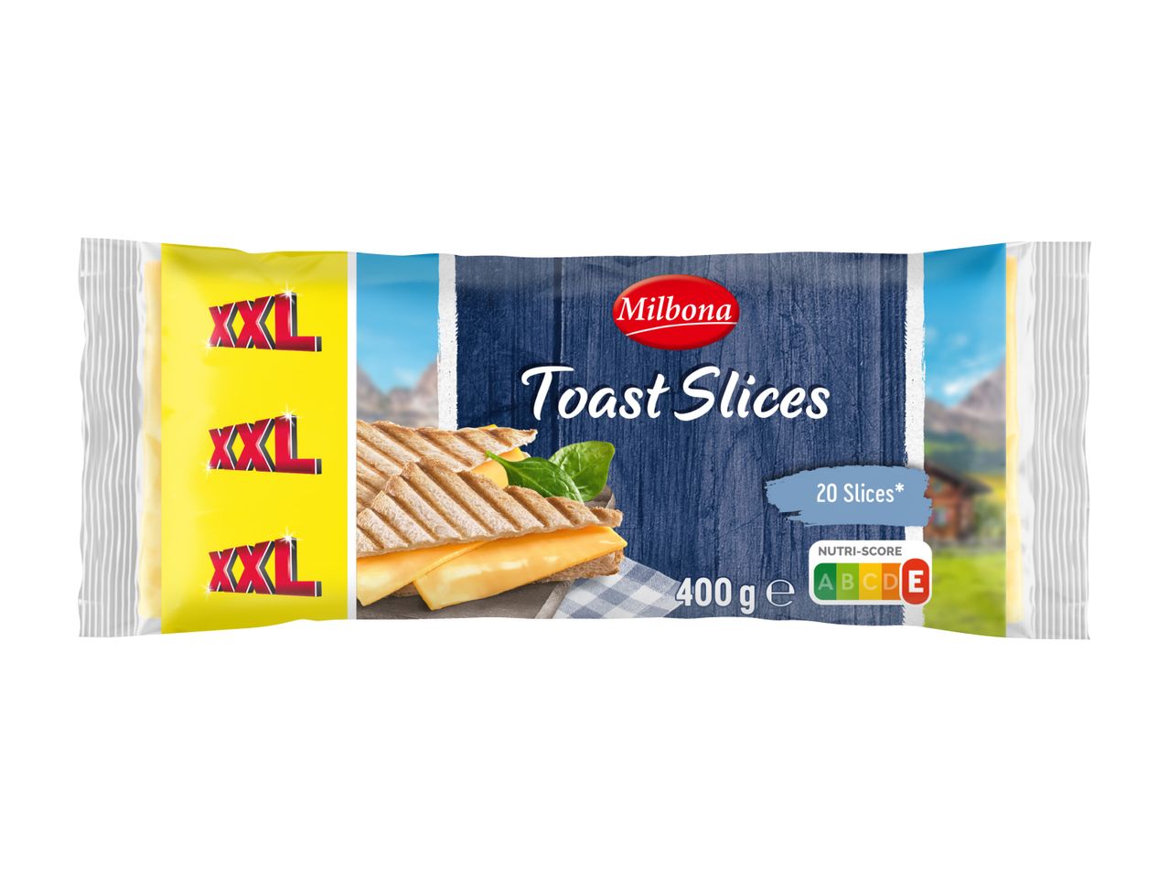 Tranches de fromage Président pour toasts.