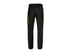 Black work trousers with neon green accents and multiple pockets.