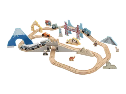 lupilu® Geležinkelio rinkinys XL