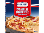 Pizza McKennedy estilo calabresa salami com borda recheada.
