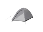 Grey Crivit camping tent, suitable for backpacking.
