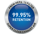 hepa-13 99.95