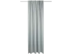 Perdea gri deschis LIVARNO home pe o tijă metalică.