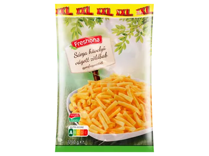 Sárga hüvelyű vágott zöldbab