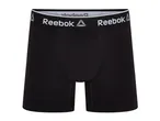 Black Reebok boxer shorts.