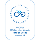 PFI tanúsítvány: RMC Blue, 79% újrahasznosított anyag, RMC-56-20145
