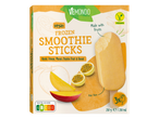 Vemondo vegane frozen smoothie sticks: appel, mango, passievrucht.