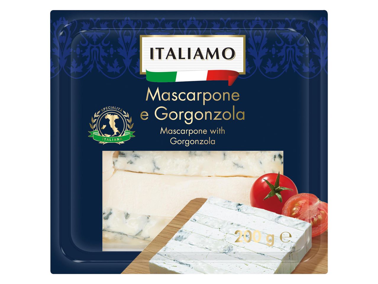 ITALIAMO mascarpone sajt gorgonzola sajttal.