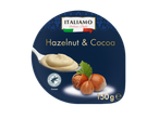 Italiano Hazelnut & Cocoa, pudim cremoso de avelã e cacau, 150g.