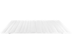 White mattress topper.
