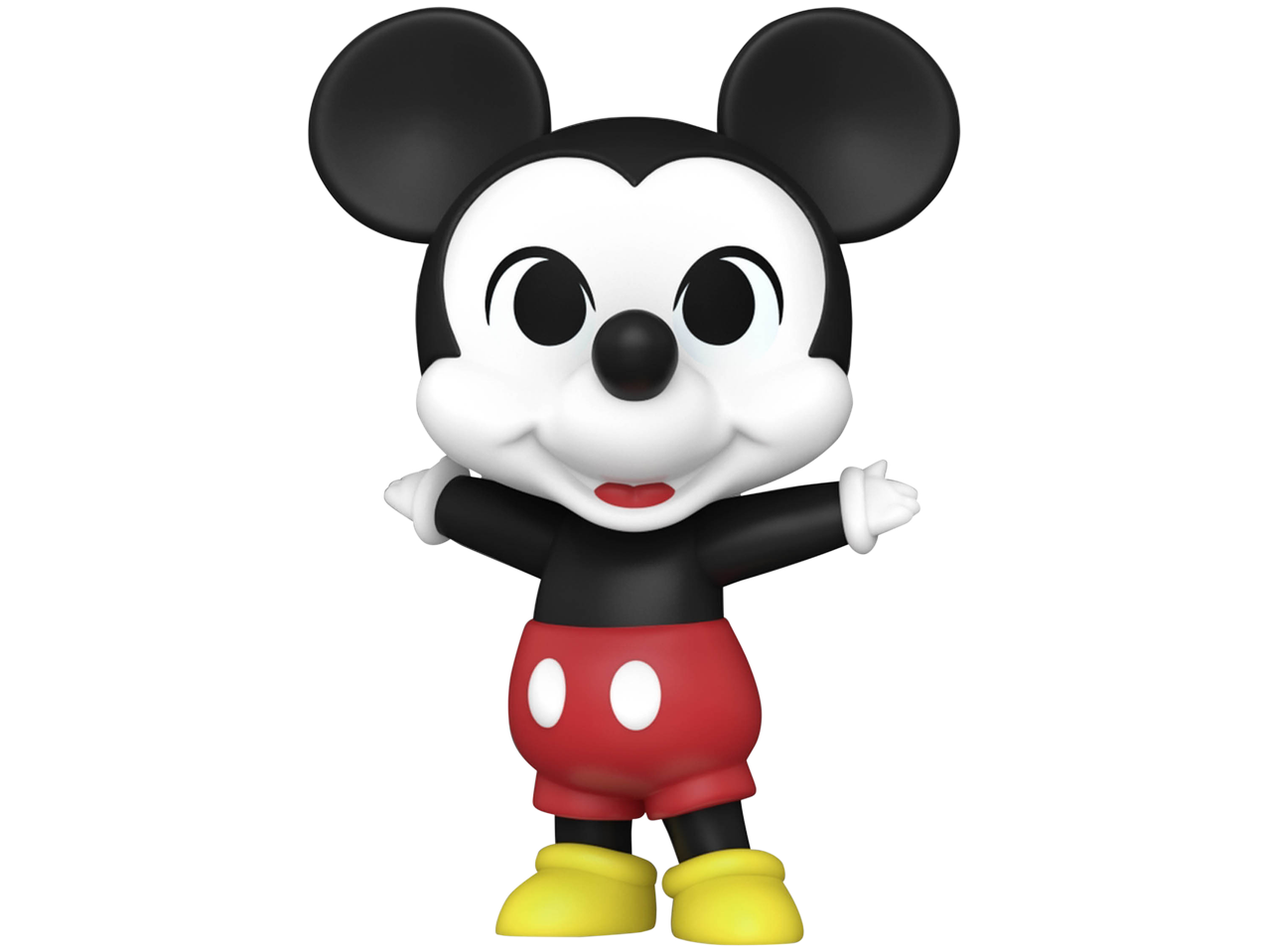 Mickey Mouse Funko Pop figure with red shorts and yellow shoes