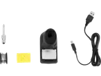Set de lipit cu suport, burete, sârmă de lipit și cablu USB