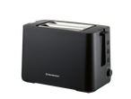 A black SilverCrest toaster with controls on the side.