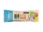 Batonetă Bio Raw Alesto, aromă de cocos și chia.
