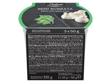 Deluxe Miniburrata met pesto