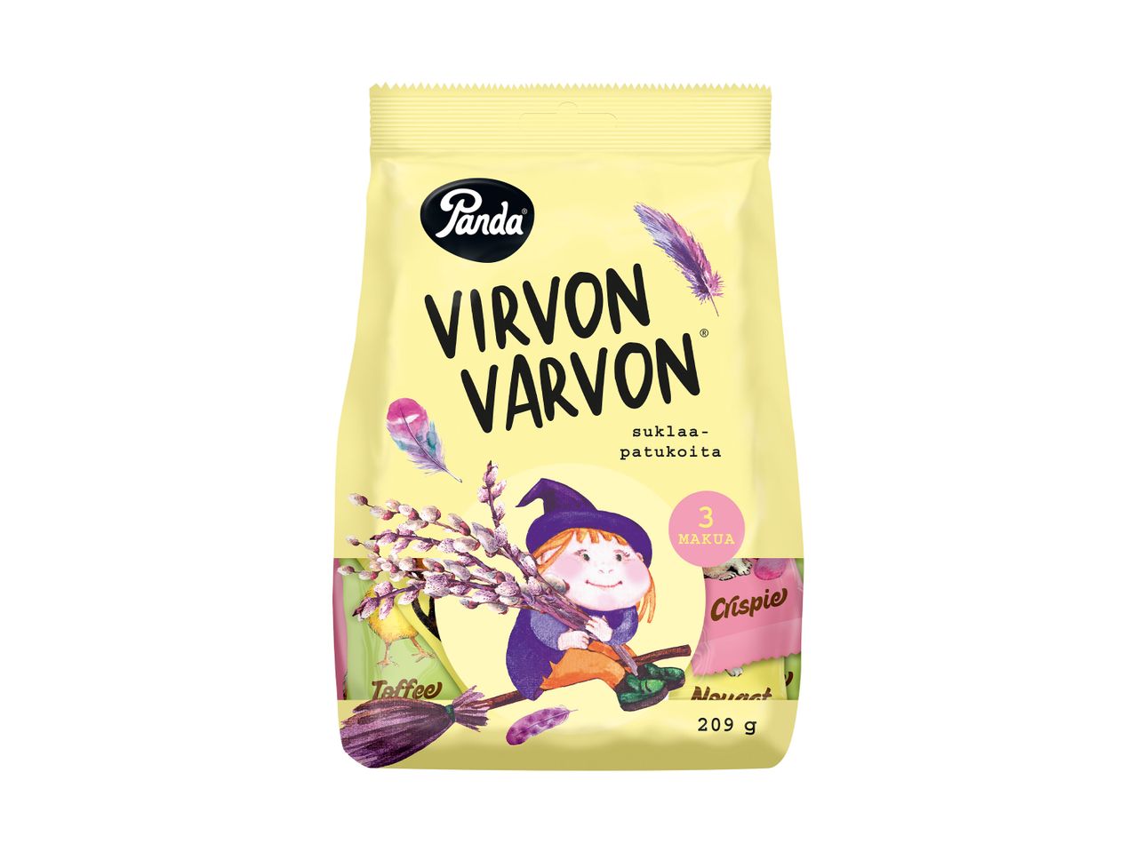 Mene koko näytön tilaan: Panda Virvon Varvon -suklaapatukat - Kuva 1