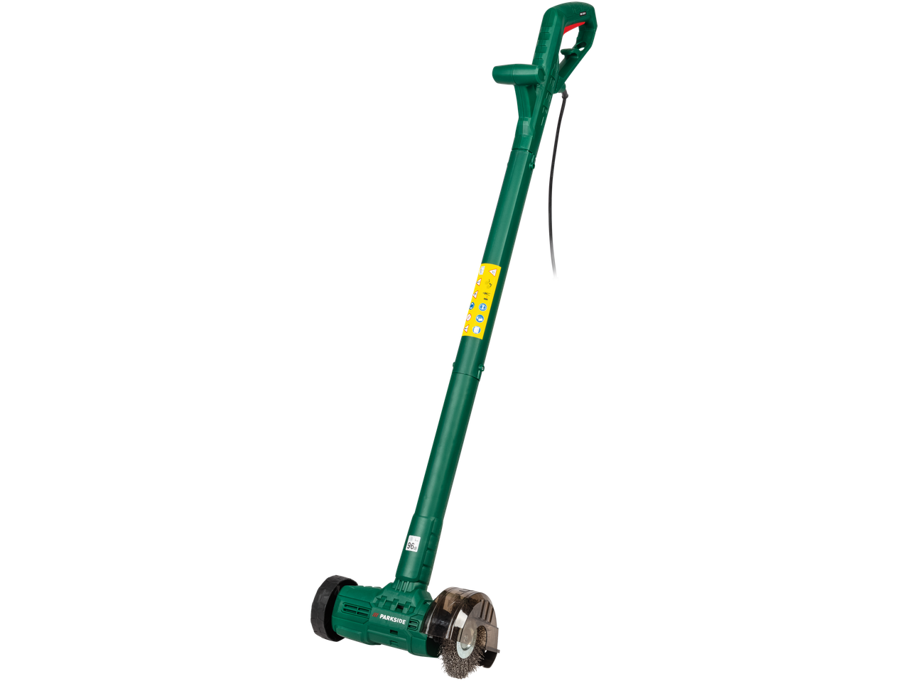 Електрическа четка за фуги Parkside®, зелена, с колела и метална четка