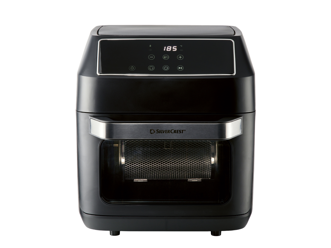 Friteuză cu aer SilverCrest cu funcție rotisor.