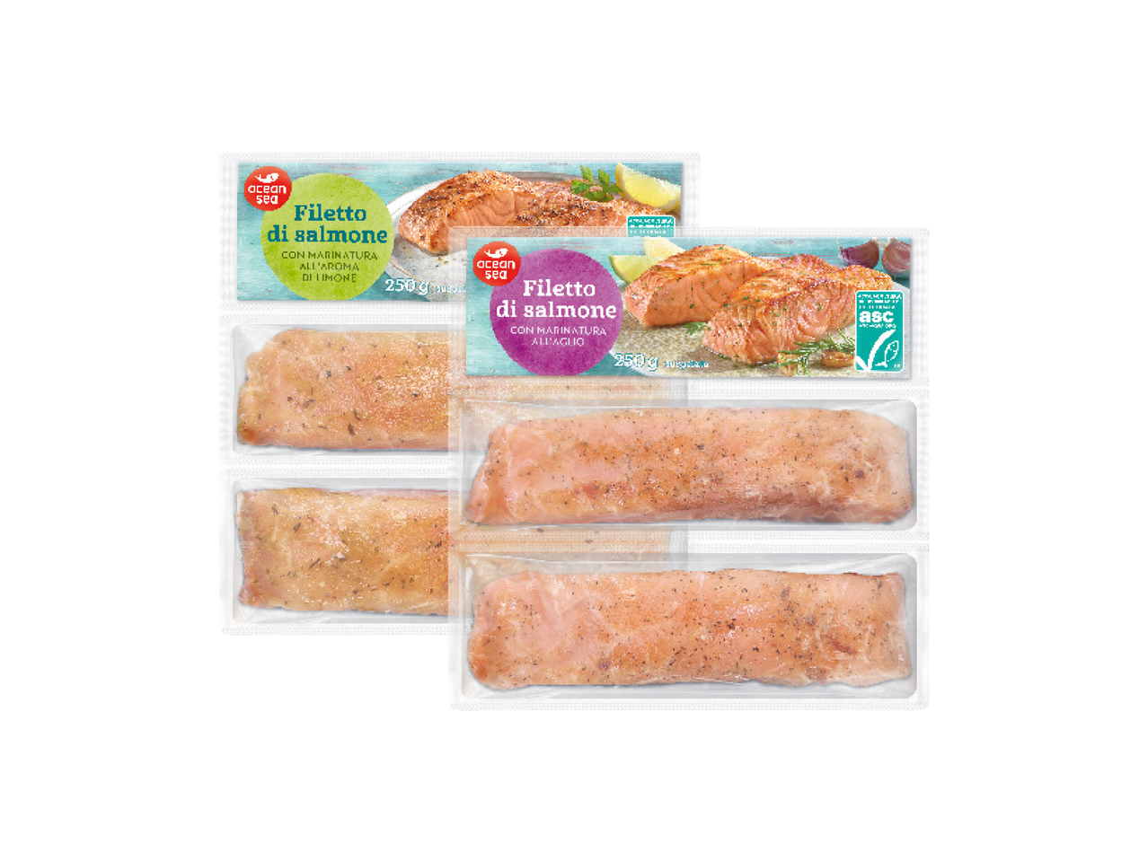 Filetto di salmone marinato