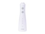 Nevadent cordless water flosser with jet, normal, and soft settings.