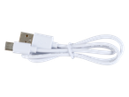 Бял USB кабел.