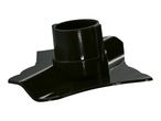 Black plastic base with a cylindrical opening, likely for a kitchen appliance.