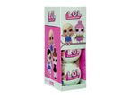 LOL Surprise! bath bombs in a pink display box.
