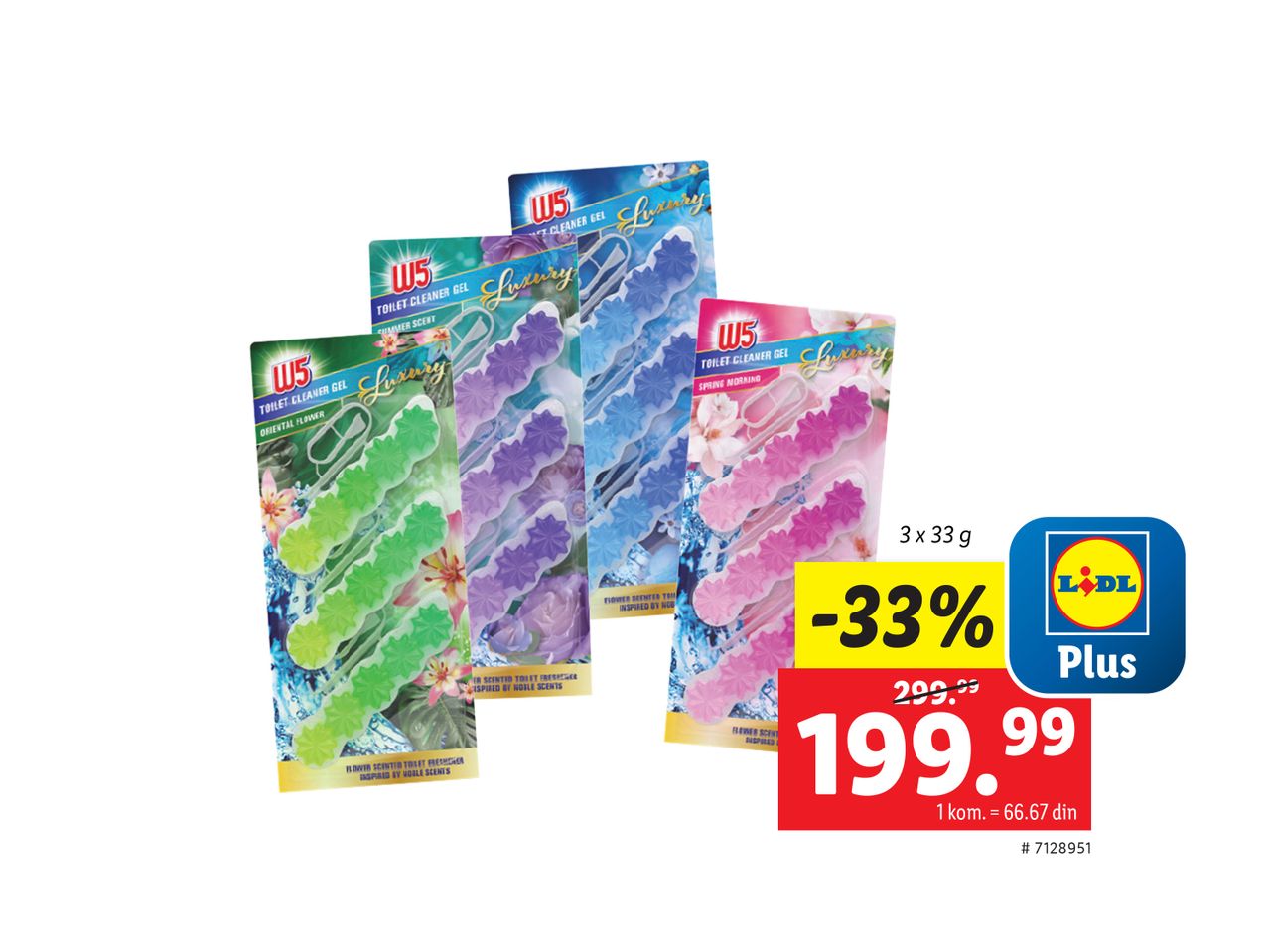 Pakovanje slatkiša u različitim bojama, sniženo 33% u Plodinama.
