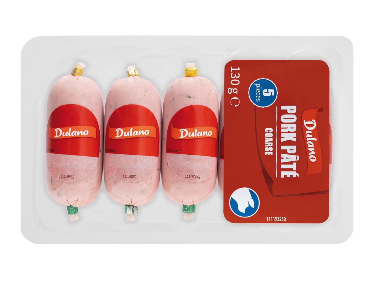 Három Dulano sertésmájpástétom.