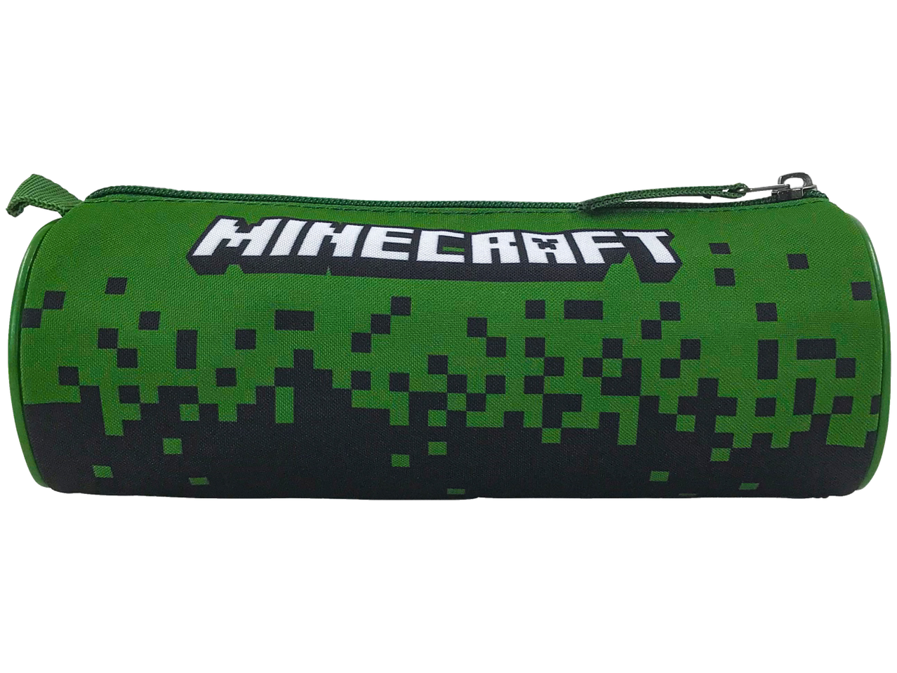 Zelena Minecraft kutijica za olovke s pikseliziranim dizajnom.