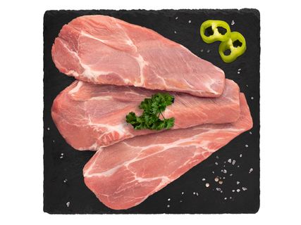Friss, szeletelt sertéstarja
