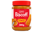 Буркан с хрупкав бисквитен крем, с надпис „CRUNCHY 380g“