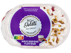 Сладолед с вкус на маскарпоне, горски плодове и шамфъстък, с Nutri-Score D
