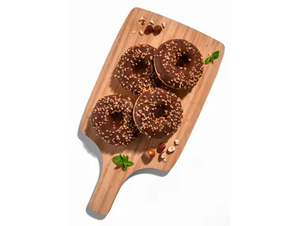 Mogyorós töltött fánk