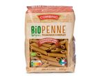 Verpakking Combino bio volkoren penne: biologische volkoren pasta uit Italië.