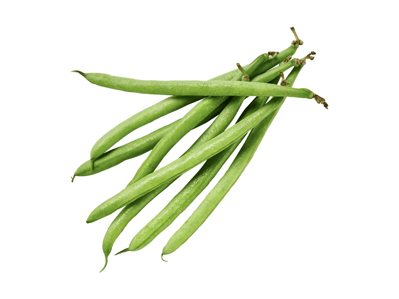 Un mucchio di fagiolini freschi e croccanti.