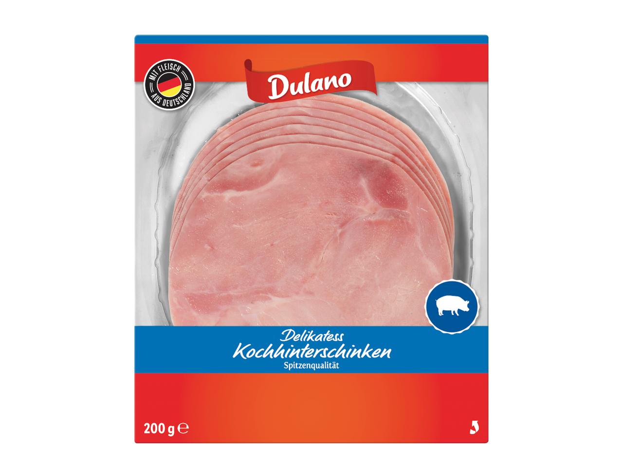 Sechtel Kochschinken von Dulano.