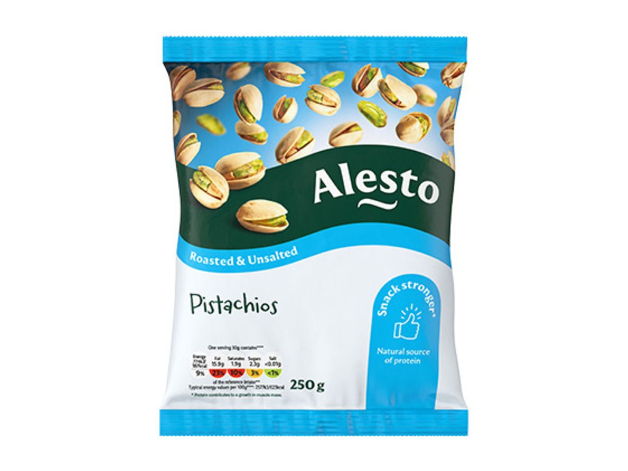 ALESTO Pistachios Roasted & Unsalted 250g Lidl Plus Price