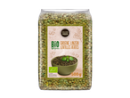 Lentilles vertes biologiques Golden Sun dans un emballage de 500g.