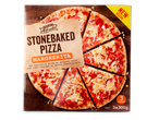 Trattoria Alfredo's nieuwe recept: 3 bevroren stonebaked Margherita pizza's.
